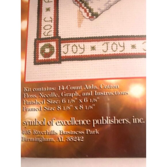 Joyful Angel Heartstrings Counted Cross Stitch Kit By Sally Reiner Farris 42896 - Picture 2 of 4